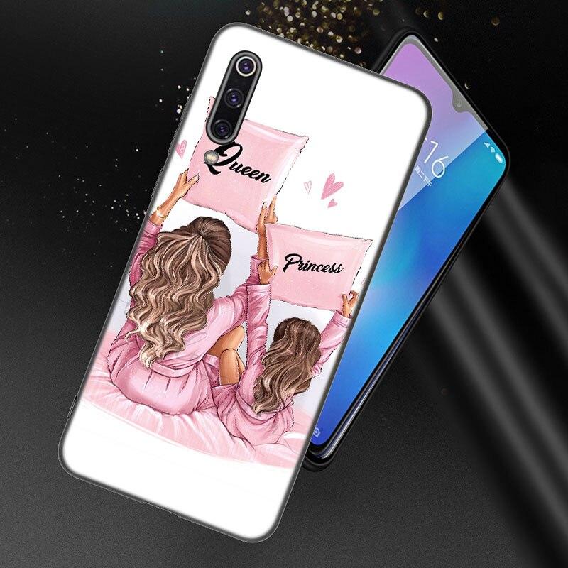 Wunderschöne Mutter Tochter Sohn Hülle Für Xiaomi Redmi 7 7A 8A 9i 9A 9C 10 10A 10C K20 Note 5 6 Mi 8 9 9T Pro A2 Lite A3 6X Mix 3