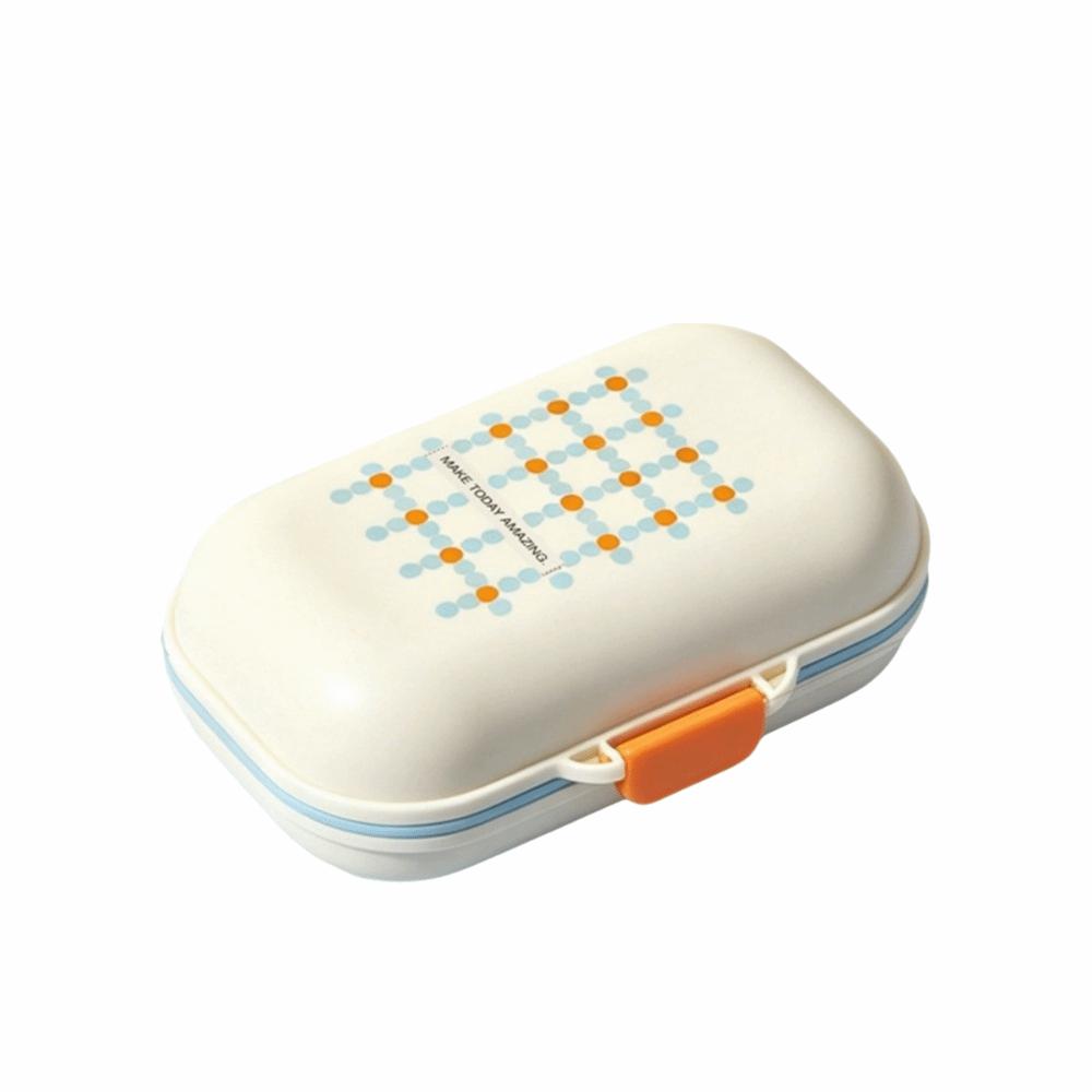 Leak Proof Bar Soap Holder with Lid Soap Storage Box New Travel Soap Case For Travel синий