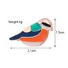 1Pc Cute Charm Parrot Brooch Creative Personality Animal Pin Fun Fashion Colorful Jewelry Accessories Party Birthday Pop Gift