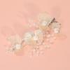 Pearls Wedding Headdress Exquisite Flower Pinch Hair Clip Sweet Bridal Hairpin  Party