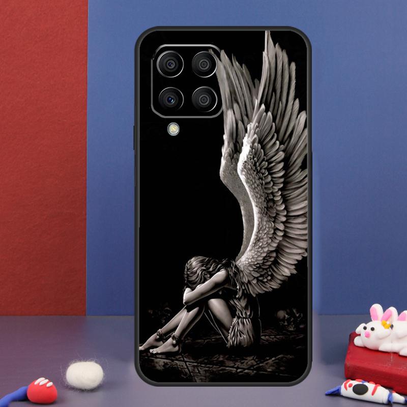 Fantasy Angel Girl Wings Case For Samsung Galaxy M16 M06 M36 M56 M15 M11 M31 M21 M53 M13 M32 M52 M35 M55 M14 M34 M54