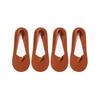 4 Pairs Women Socks High Quality Matching Casual Socks Summer Thin Cotton Bottom Non-slip Invisible Low Short Socks Breathable