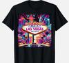 Witamy W Bajkowym Las Vegas Nevada Koszulka z Pamiątką z Las Vegas Koszulka Unisex