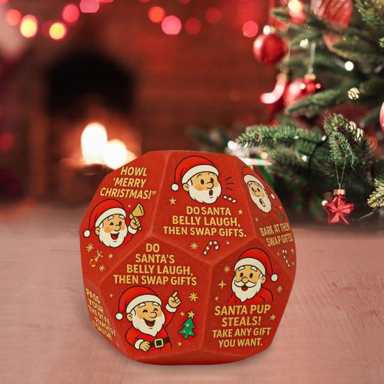 Hilarious Exchange Party Game Dice Christmas Exchange Gift Family Game Xmas Stocking Stuffers for Men Women Adults