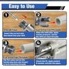 4Pcs Integrated Internal External Pipe Threading Tool Pvc Pipe Threader Set 1/2 3/4 1 Pipe Thread Cutting Thread Maker