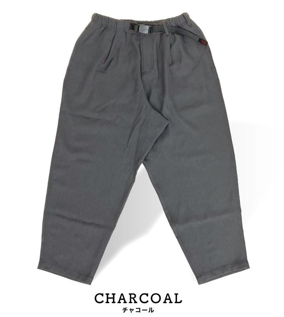 Gramicci Wool-Like Wide Tapered Climbing Pants, Japan-Exclusive Model GMP4-FJP16 (L, Brown)