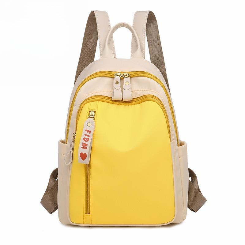 Oxford Cloth Backpack Women's Year New Trendy Bag Fashion Lightweight Large Capacity Backpack Travel Bag Small Schoolbag