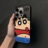 Dessin animé Mignon Ventre Shin-chan pour Coque de Téléphone Portable IPhone 13 pour Apple pour IPhone14pm pour Apple 13pm Coque de Téléphone Portable