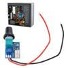Fan Governor PWM Fan Speed Controller 12V 4 Pin Low Power PWM Speed Control Switch with Knob Adjustable Fan Regulator