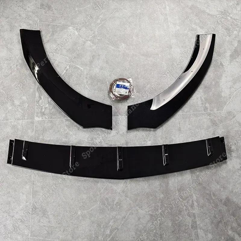 Maxton Style Front Bumper Lip Splitter Spoiler Body Kit for Mercedes Benz CLA C118 X118 AMG Line CLA200 CLA220 CLA 250 2019-2023