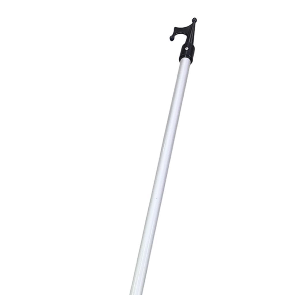 Marine Boat Hook Pole Telescoping Lightweight Retractable Equipment for Accessories Boat and Water Activities