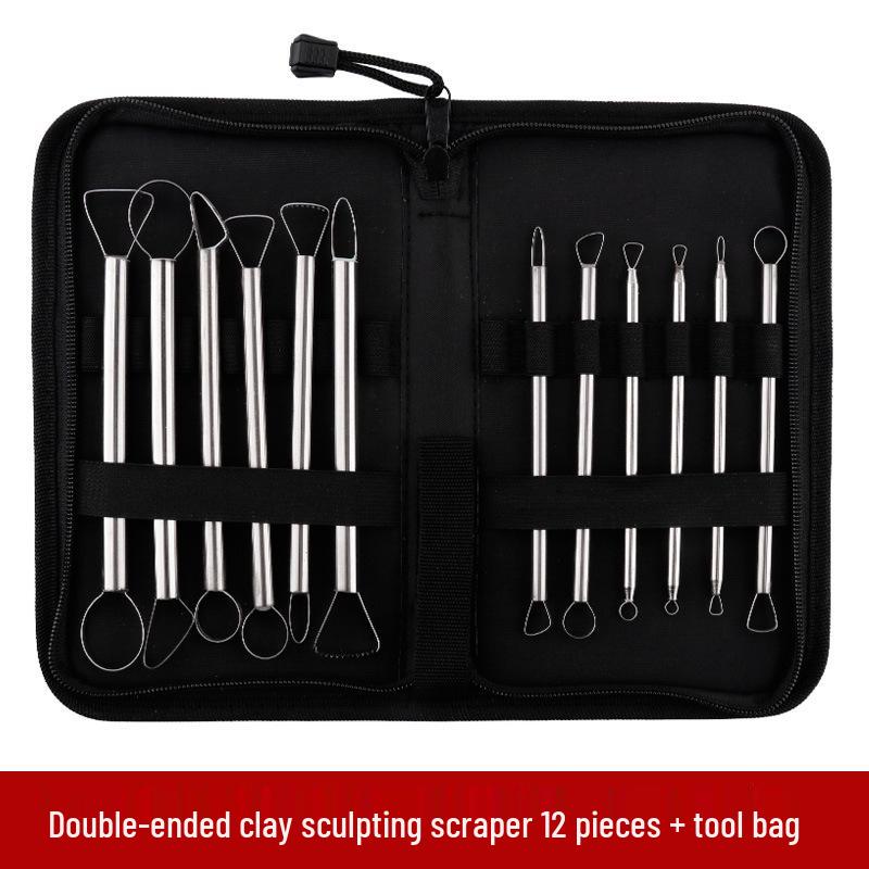 

Набор инструментов из нержавеющей стали для лепки и моделирования из глины
