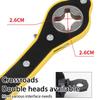 Labor Saving Jack Wrench Car Scissor Jack Ratchet Handle Effortless Tire Change Lift Tool With Adapter For Sedan SUV Repair