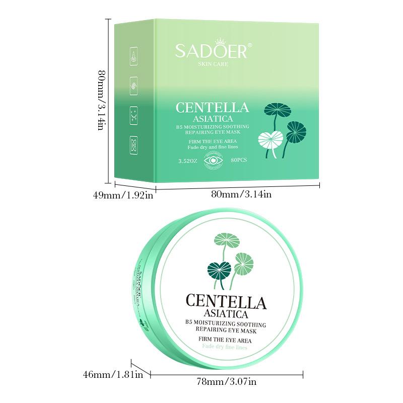 Eye Mask 80pcs/100g Centella Centella B5 Moisturizing Soothing Moisturizing Eye Mask Skin Care Products
