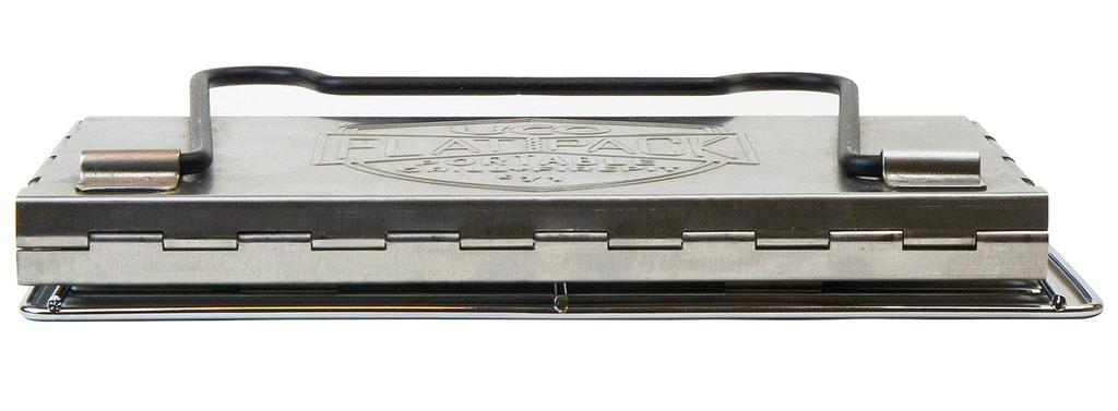 Uco Outdoor Camping Fire Pit Mini Flatpack Portable Grill & Fire Pit with Dedicated Storage Case 27172