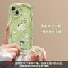 Applicable To Apple 11promax Mobile Phone Case Iphone11 Summer Fresh Puppy Bracket Chain Transparent Silicone Female