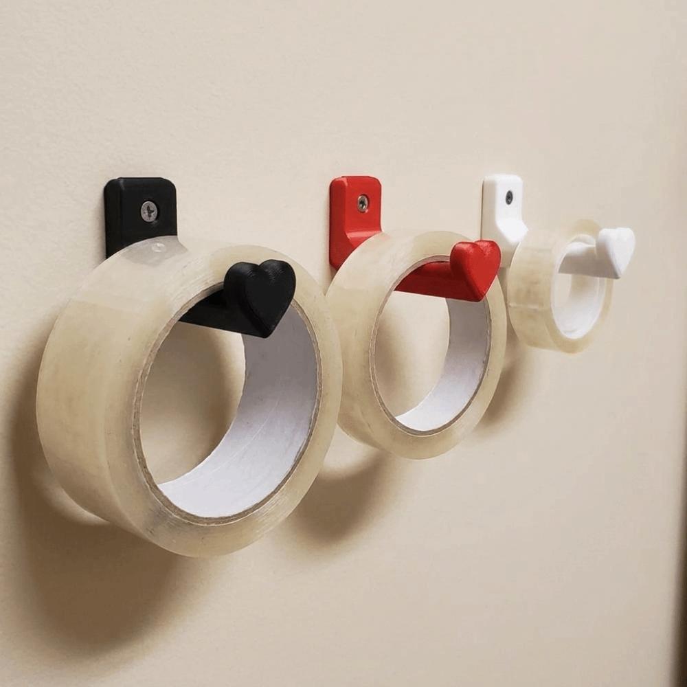 2PCS Plastic Tape Storage Rack Heavy Duty Keys Holder Simple Utility Hook  Workshop