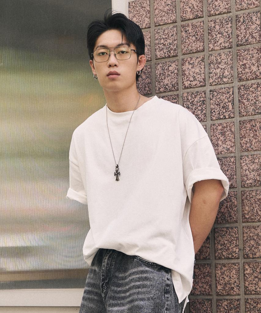 Beokeuldaun Extra - Oversized Heavy Weighted Boxy T-Shirt (White)