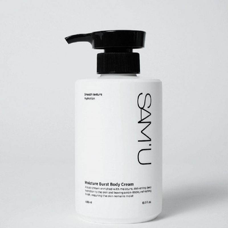 SAM U Moisture Burst Body Cream 400ml quantity