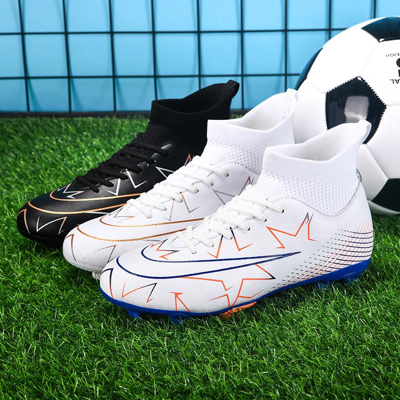 FG/TF Men Football Field Boots Long Spike Original Fast Society Training Football Shoes Grass Indoor Cleats Sneaker Soccer Shoes