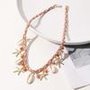 Handmade Seashell Starfish Beach Vacation Necklace For Women