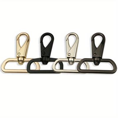 2 Adet Metal Döner Gözlü Kancalı Tokalar DIY Deri El Sanatları Çanta Askısı Kemer Dokuma Anahtarlık için Klipsler