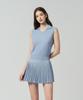 Sergio Tacchini W Sleeveless Polo Sweater Vest (L.Indigo)