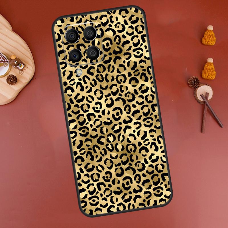 Tiger leopard print panther Case For Samsung Galaxy M52 M32 M22 M12 M13 M23 M33 M53 M14 M34 M54 M20 M30s M31s M51 Cover