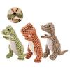 An Indestructible And Dinosaur, A Dog Toy Suitable For Aggressive Chewers, And A Squeaky Plush Dog Toy