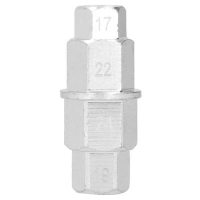 Motorrad Sechskant Achswerkzeug Vorderrad Hinterrad Ausbau Sechskantwelle Entferner für 17 19 22 24mm Silber Grau