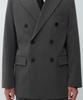 Musinsa Standard Oversized Double-Breasted Blazer [Medium Grey]
