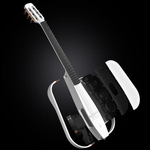 Enya NEXG 2N Classical Guitar, All-in-One Smart Audio Guitar with Nylon Strings, Carbon Fiber Construction, 50W Wireless Speaker, Built-in Loop Functi