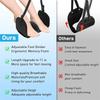 M-Modern-Ergonomic Removable Foot Divider Design, Airplane Foot Hammock For Travel, Foot Rest For Airplane