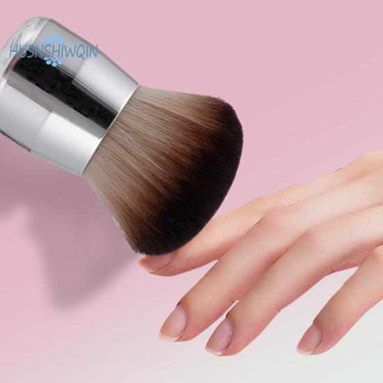 Nail Art Dust Brush - Mushroom Head Design, Soft Density Bristle, Multi-purpose Dusting Cleaning Nail Salon Tool