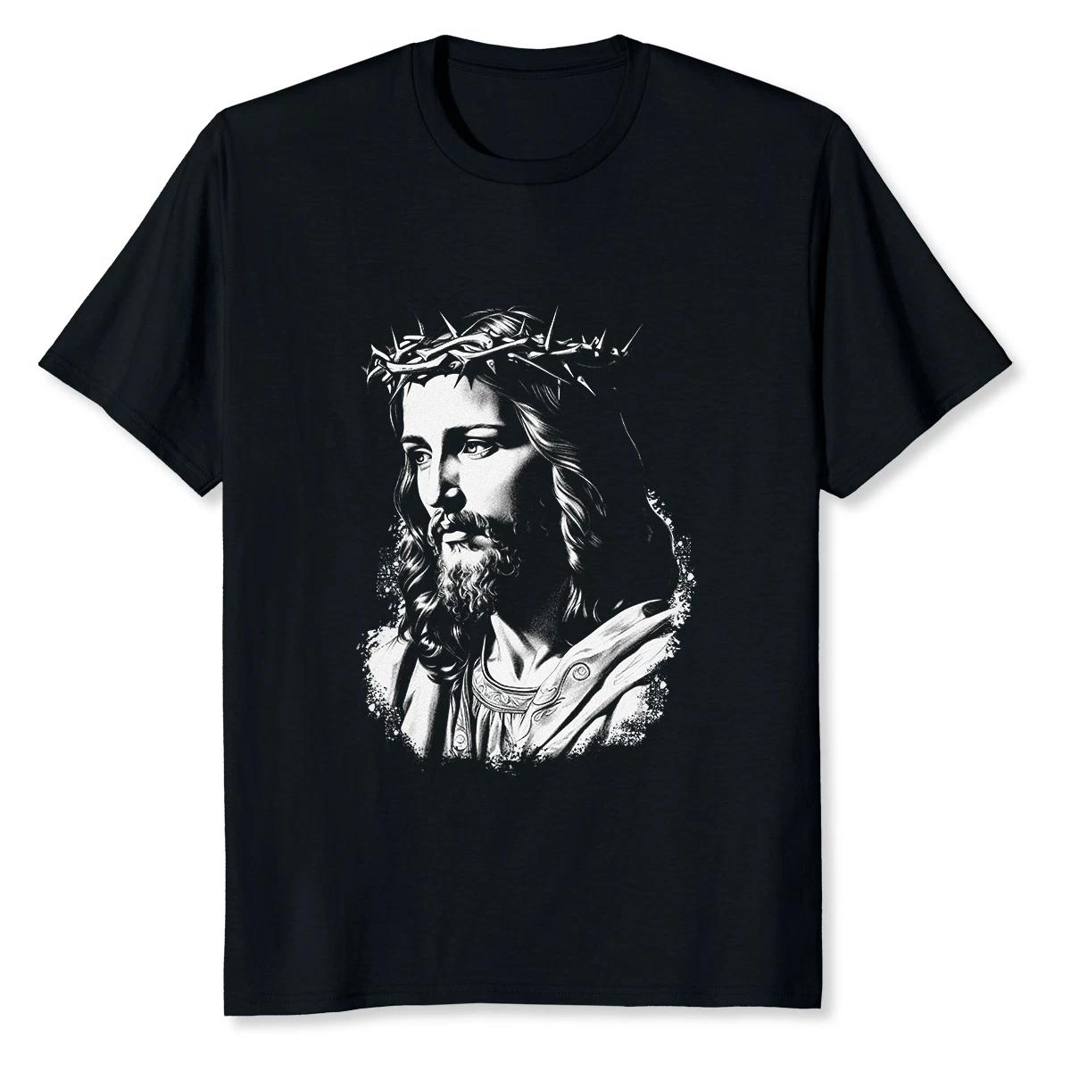 Men s and Women s T-shirts NEW LIMITED Face of Jesus Christ Crown Essential Gift Idea Tee T-Shirt S-3XL S