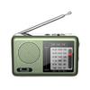 Rádio Portátil Construção Robusta Fácil de Usar Design Compacto Pequeno a Pilhas Recarregável