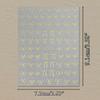 2 To 30 Sheets Transparent Bow Nail Stickers 3D White Pink Black Gold Lace Ribbon Nail Art Decals for DIY Manicure