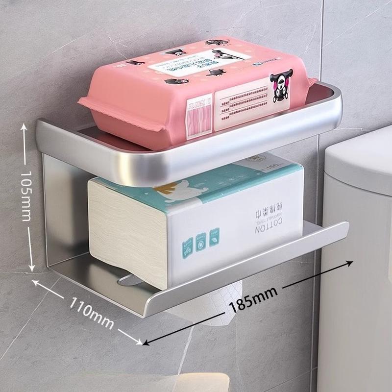 cmaos Wall-Mounted Bathroom Tissue Holder