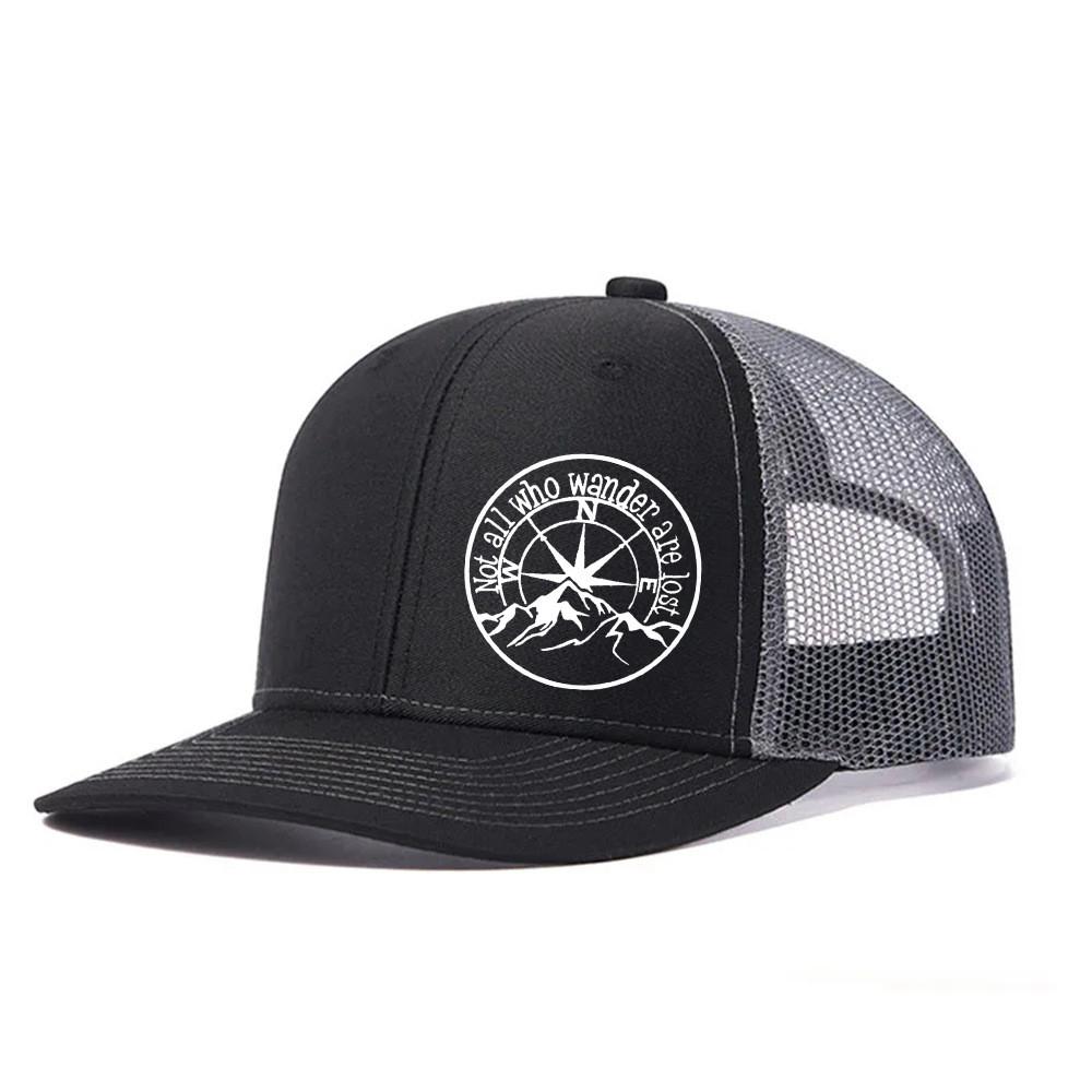 Fashion Hiphop Embroidered Cotton Baseball Cap With Adjustable Wide Brim For Casual Men Women