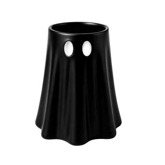 Spooky Soda Sleeve Halloween Ghost Can Holder, Figurine Drink Reusable Flexible Festive Beverage Accessory Cooler Sleeve, for Party Slim Standard