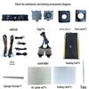 Ventilated & Heated Seat Control Console for Toyota Prado Off-Road Vehicles
