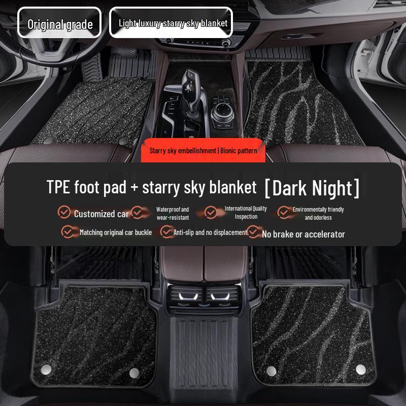 Full Coverage TPE Car Floor Mats for Honda Accord, CRV, Civic, XRV, Geely, Binzhi