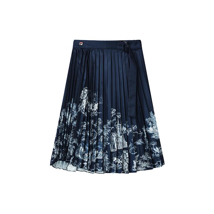 

New FILA Casual Long Skirts Women s All Over Print F11W238307F-ZA S