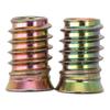 20Pcs Carbon Steel Wood Furniture Screw-in Nut M6 M8 M10 Hex Socket Drive Threaded Wood Inserts
