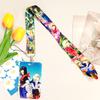 Anime Movie Dragon Ball Lanyard Keys Neck Strap Card Badge Gym Key Chain Lanyard Key Holder DIY Hang Rope Keyrings