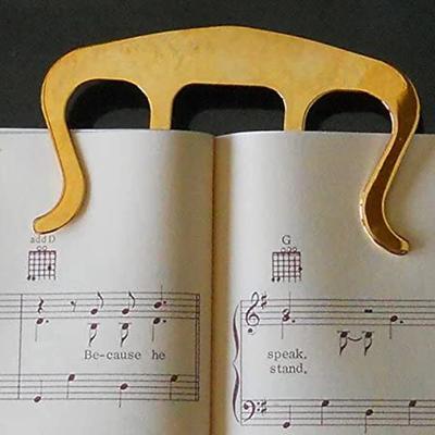 Segnalibro in Metallo Tipo M Creativo Clip per Libro Musicale Clip per Pianoforte Carino Porta Appunti per Pagina Scuola Ufficio Materiali di Lettura