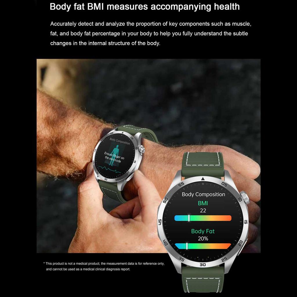 For Xiaomi New Health Measurement Smart Watch Men Blood Oxygen Uric Acid ECG+PPG Body Blood Pressure Bluetooth Call Motion Watch