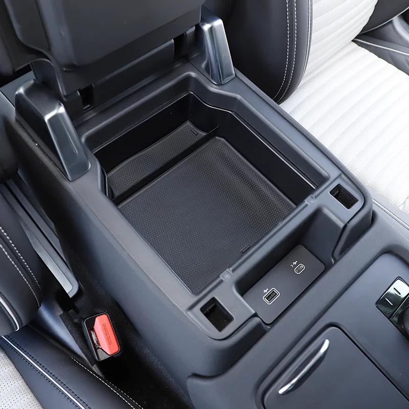 For 21-22 Land Rover Discovery 5 Central Control Armrest Box Storage Box Car Interior Storage Tray Accessories ABS