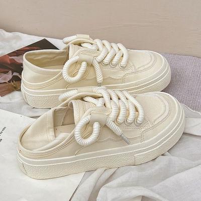 Summer New Two Wear with Niche Original Canvas Shoes