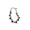 Diamond-encrusted Hollow Geometric Necklace European and American Light Luxury Design Sense Collarbone Chain New High-end Jewelry Women